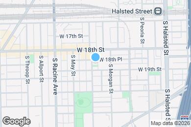 Map image of the property - 1829 S Carpenter St