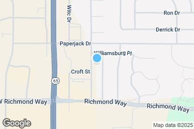 Map image of the property - 1551 Gunston Dr