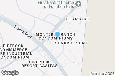 Map image of the property - 9750 N Monterey Dr