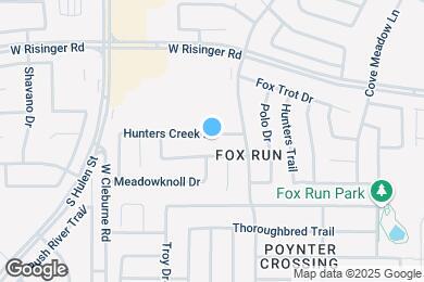 Map image of the property - 4113 Hunters Creek Dr