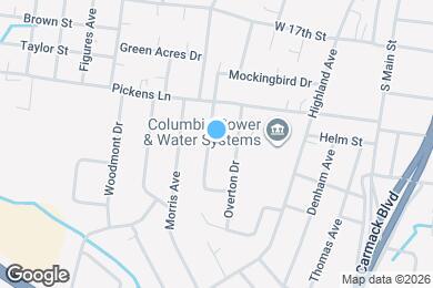 Map image of the property - 1915 Paul Dr