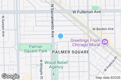 Map image of the property - 2926 W Palmer St