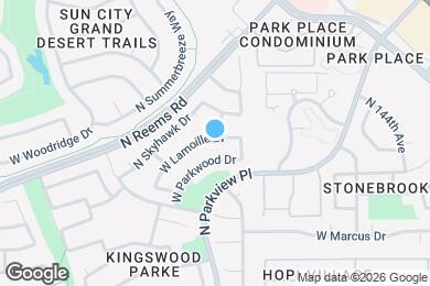 Map image of the property - 14725 W Lamoille Dr