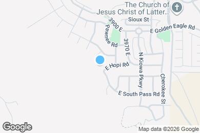 Map image of the property - 3871 E Hopi Rd