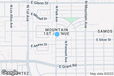 Map image of the property - 2554 N Park Ave