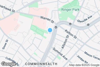 Map image of the property - 1501 Commonwealth Avenue