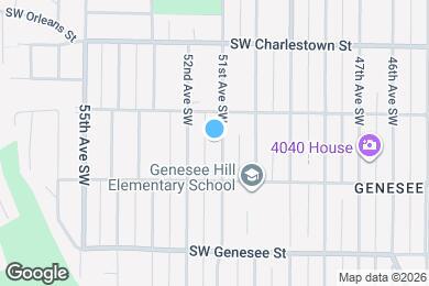 Map image of the property - 4027 51st Ave SW