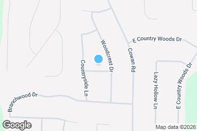 Map image of the property - 40 Hidden Ridge Dr
