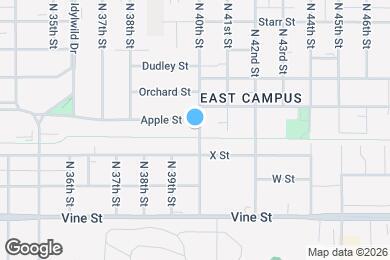 Map image of the property - 1035 N 40th St