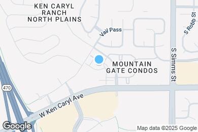 Map image of the property - 7409 S Alkire St