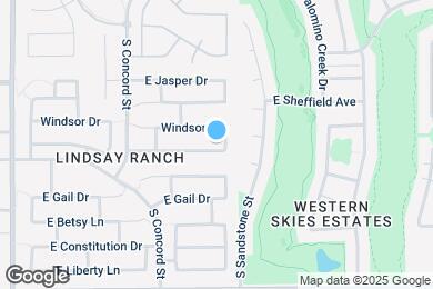 Map image of the property - 1162 E Baylor Ln