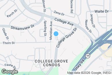 Map image of the property - 6510 College Grove Dr