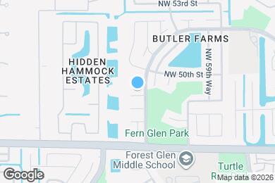 Map image of the property - 6625 NW 48th Manor