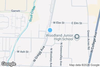 Map image of the property - 2016 N Gregg Ave