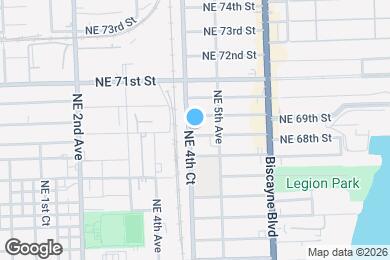 Map image of the property - 421 NE 68th St