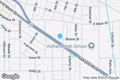 Map image of the property - 671 Siskiyou Blvd