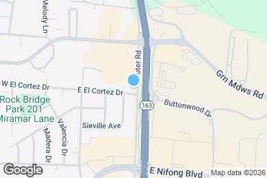 Map image of the property - 219 E El Cortez Dr