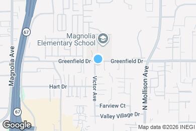 Map image of the property - 1261 Victor Ave