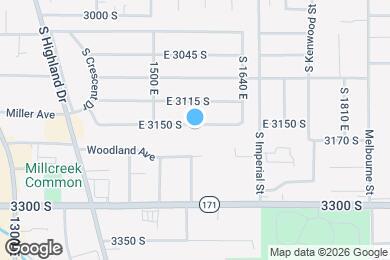 Map image of the property - 1554 E 3150 S