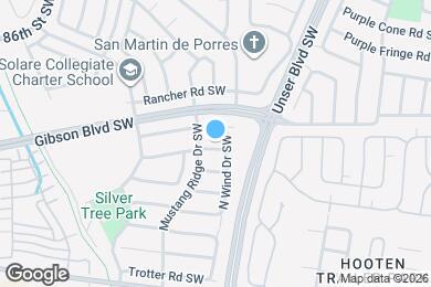 Map image of the property - 8409 Winter Sage Rd SW