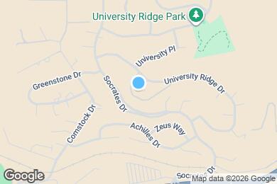 Map image of the property - 932 University Ridge Ct