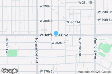 Map image of the property - 1408 West Jefferson Boulevard