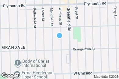 Map image of the property - This beautifully updated 3-bedroom, 1-bath single-family home is ready for move-in!