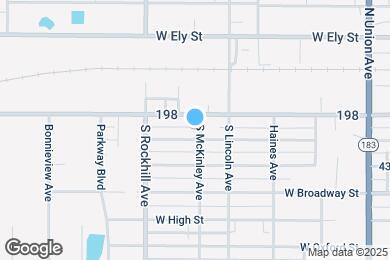 Map image of the property - 33 S McKinley Ave