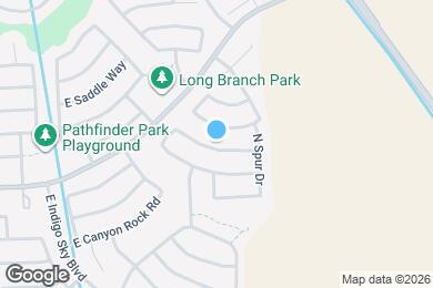 Map image of the property - 1154 E Canyon Trail