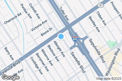 Map image of the property - 3823 Sawtelle Blvd
