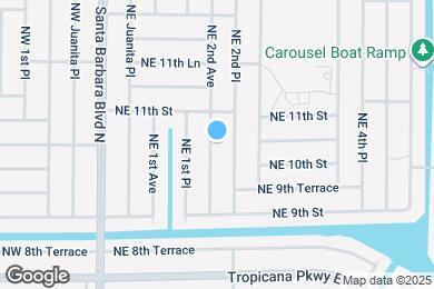 Map image of the property - 1013 NE 2nd Ave