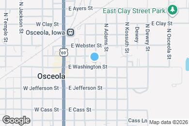 Map image of the property - 215 E Washington St