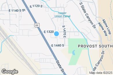Map image of the property - 1367 S 1400 E