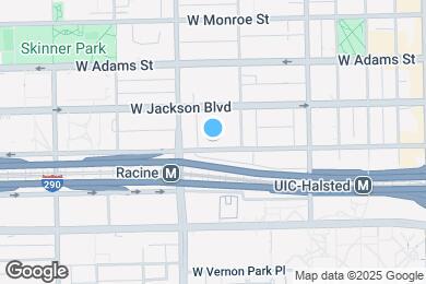 Map image of the property - 1128 W Van Buren St