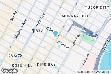 Map image of the property - 166 E 34th St