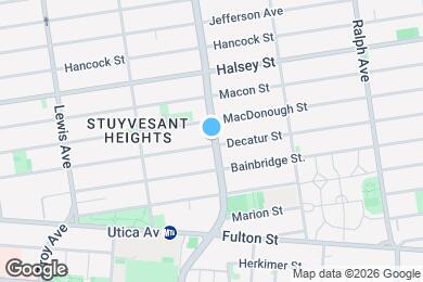 Map image of the property - 373 Decatur St