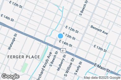 Map image of the property - 1905 E 14th St