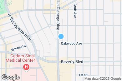 Map image of the property - 375 N La Cienega Blvd
