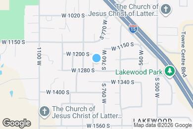 Map image of the property - 1251 S 820 W