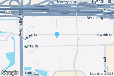 Map image of the property - 8360 NW 8th St