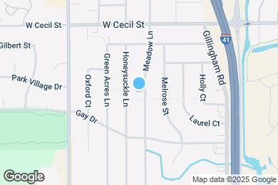 Map image of the property - 1067 Meadow Ln