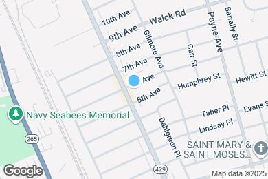 Map image of the property - 109 6th Ave