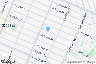 Map image of the property - 932 E 227th St