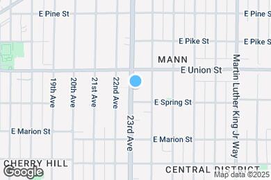 Map image of the property - 1122 23rd Ave