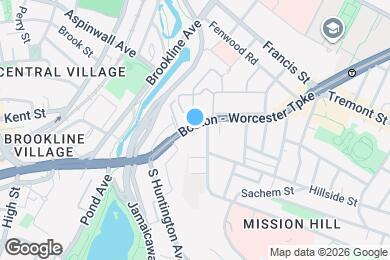 Map image of the property - 848 Huntington Ave