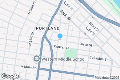 Map image of the property - 319 N 21st St