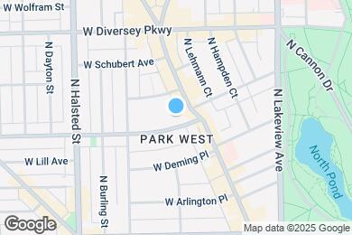 Map image of the property - 628 W Wrightwood Ave