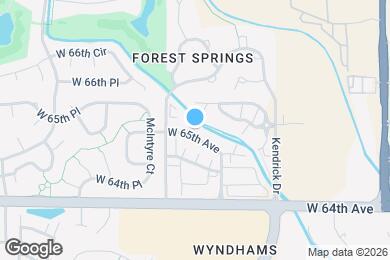 Map image of the property - 15533 W 65th Ave