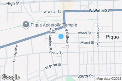 Map image of the property - 618 Miami St