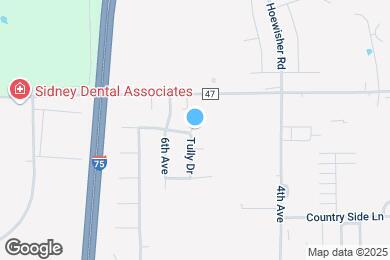 Map image of the property - 1314 Tully Dr